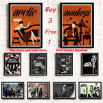 Rock band Arctic Monkeys White Coated Paper Posters Wall Home Bar Posters Home Decor Gift Frameless