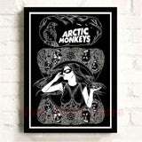 Rock band Arctic Monkeys White Coated Paper Posters Wall Home Bar Posters Home Decor Gift Frameless