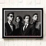 Rock band Arctic Monkeys White Coated Paper Posters Wall Home Bar Posters Home Decor Gift Frameless