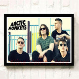 Rock band Arctic Monkeys White Coated Paper Posters Wall Home Bar Posters Home Decor Gift Frameless