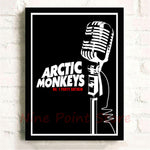 Rock band Arctic Monkeys White Coated Paper Posters Wall Home Bar Posters Home Decor Gift Frameless