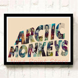 Rock band Arctic Monkeys White Coated Paper Posters Wall Home Bar Posters Home Decor Gift Frameless