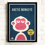 Rock band Arctic Monkeys White Coated Paper Posters Wall Home Bar Posters Home Decor Gift Frameless