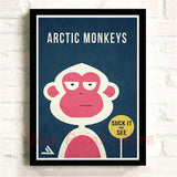 Rock band Arctic Monkeys White Coated Paper Posters Wall Home Bar Posters Home Decor Gift Frameless