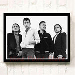 Rock band Arctic Monkeys White Coated Paper Posters Wall Home Bar Posters Home Decor Gift Frameless