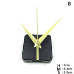 Hanging DIY Quartz Watch Silent Wall Clock Movement Quartz repair Movement Clock Mechanism Parts with needles 1 set new