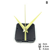 Hanging DIY Quartz Watch Silent Wall Clock Movement Quartz repair Movement Clock Mechanism Parts with needles 1 set new