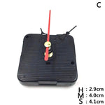 Hanging DIY Quartz Watch Silent Wall Clock Movement Quartz repair Movement Clock Mechanism Parts with needles 1 set new