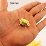 Feng Shui Golden Money Turtle Lucky Fortune Wealth  Home Office Decoration Tabletop Ornaments Lucky Gift