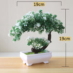 Pine Tree Simulation Flower Artificial Plant Bonsai Fake Green Pot Plants Ornaments Home Decor Craft