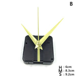 1 Set Hanging DIY Quartz Repair Movement Clock Mechanism Parts Quartz Watch Silent Wall Clock Movement With Needles