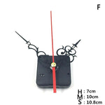 1 Set Hanging DIY Quartz Repair Movement Clock Mechanism Parts Quartz Watch Silent Wall Clock Movement With Needles