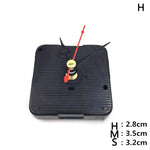 1 Set Hanging DIY Quartz Watch Silent Wall Clock Movement Quartz Repair Movement Clock Mechanism Parts With Needles