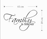 % Art Words Quote Wall Sticker Family Quotes Wall Decal Home Decoration Bedroom living room Removable Vinyl Butterfly flowers